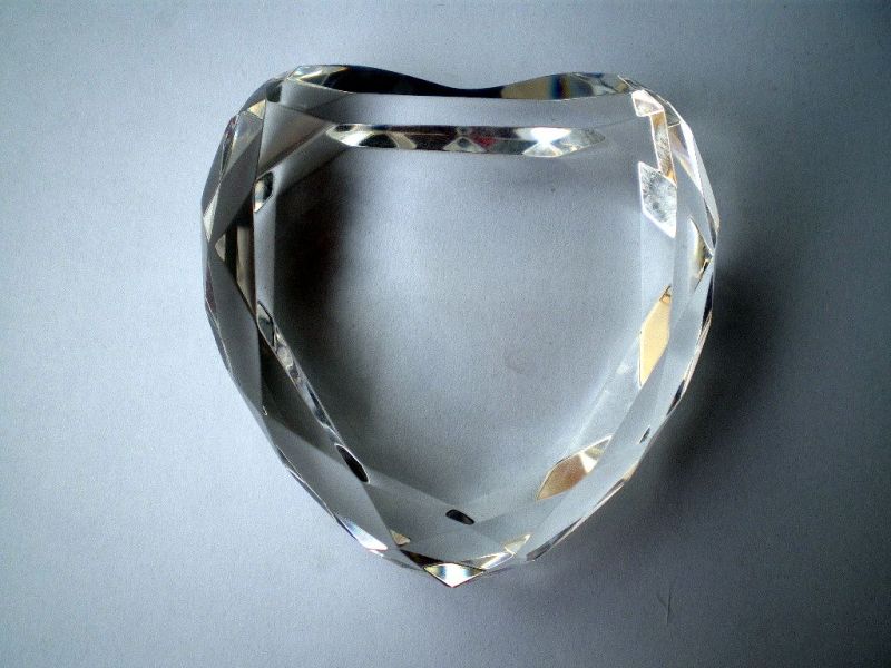 crystal heart diamond